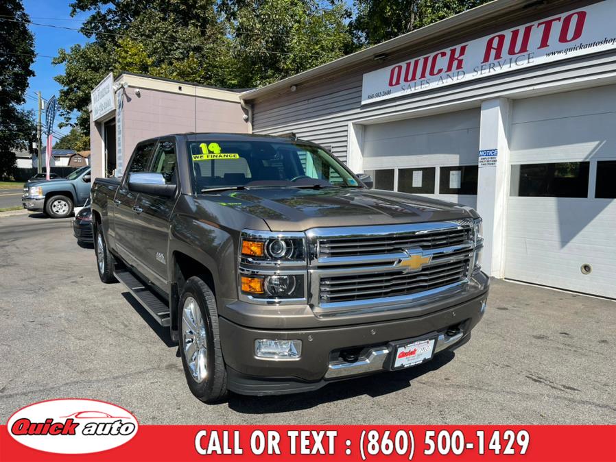 2014 Chevrolet Silverado 1500 4WD Crew Cab 153.0" High Country, available for sale in Bristol, Connecticut | Quick Auto LLC. Bristol, Connecticut