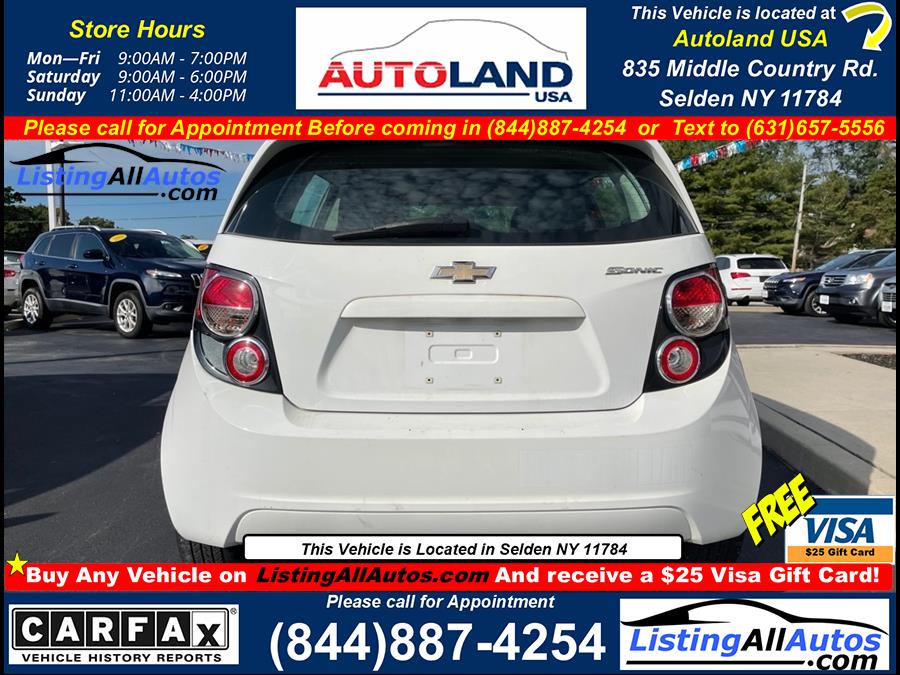 Used Chevrolet Sonic  2016 | www.ListingAllAutos.com. Patchogue, New York