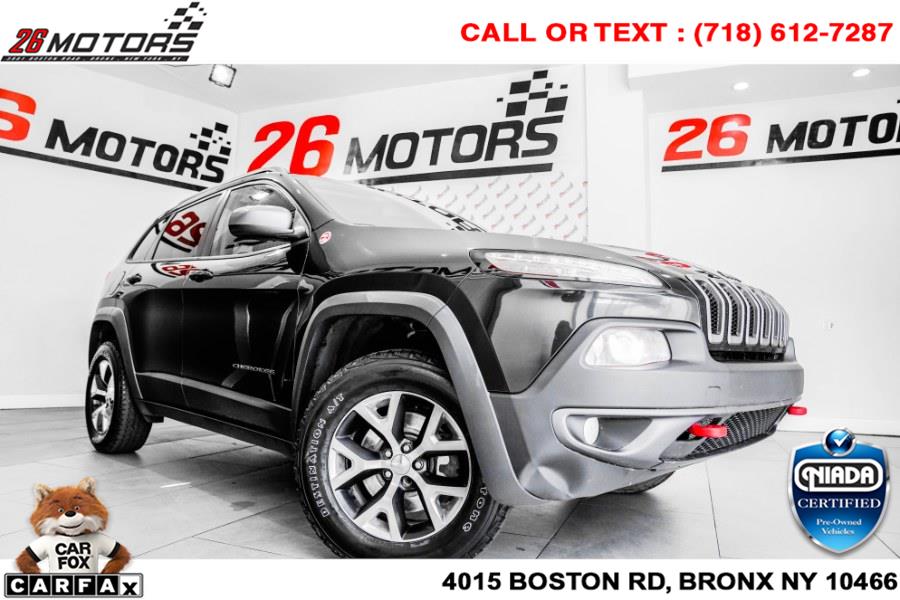 Used Jeep Cherokee 4WD 4dr Trailhawk 2016 | 26 Motors Corp. Bronx, New York Used Jeep Cherokee 4WD 4dr Trailhawk 2016 | 26 Motors Corp. Bronx, New York