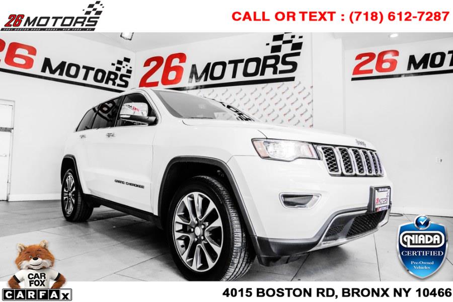 Used Jeep Grand Cherokee Limited 4x4 2018 | 26 Motors Corp. Bronx, New York Used Jeep Grand Cherokee Limited 4x4 2018 | 26 Motors Corp. Bronx, New York