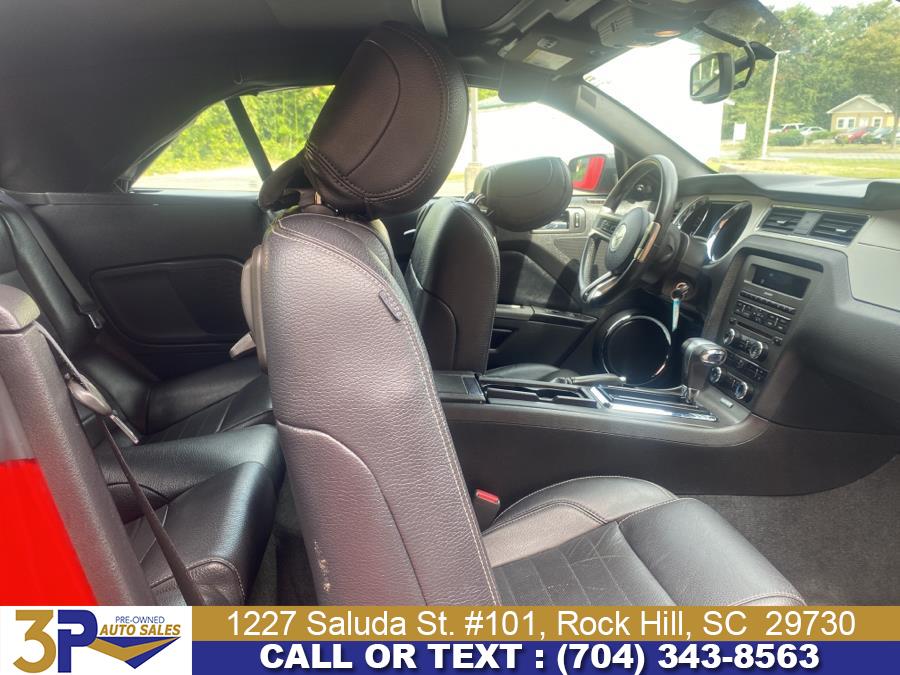 2012 Ford Mustang 2dr Conv V6 Premium, available for sale in Rock Hill, South Carolina | 3 Points Auto Sales. Rock Hill, South Carolina 2012 Ford Mustang 2dr Conv V6 Premium, available for sale in Rock Hill, South Carolina | 3 Points Auto Sales. Rock Hill, South Carolina