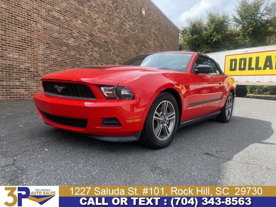 2012 Ford Mustang 2dr Conv V6 Premium, available for sale in Rock Hill, South Carolina | 3 Points Auto Sales. Rock Hill, South Carolina 2012 Ford Mustang 2dr Conv V6 Premium, available for sale in Rock Hill, South Carolina | 3 Points Auto Sales. Rock Hill, South Carolina
