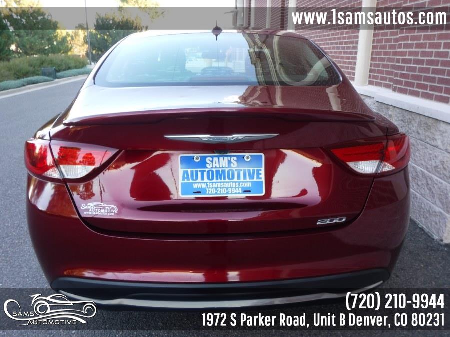 Used Chrysler 200 4dr Sdn Limited FWD 2016 | Sam's Automotive. Denver, Colorado Used Chrysler 200 4dr Sdn Limited FWD 2016 | Sam's Automotive. Denver, Colorado