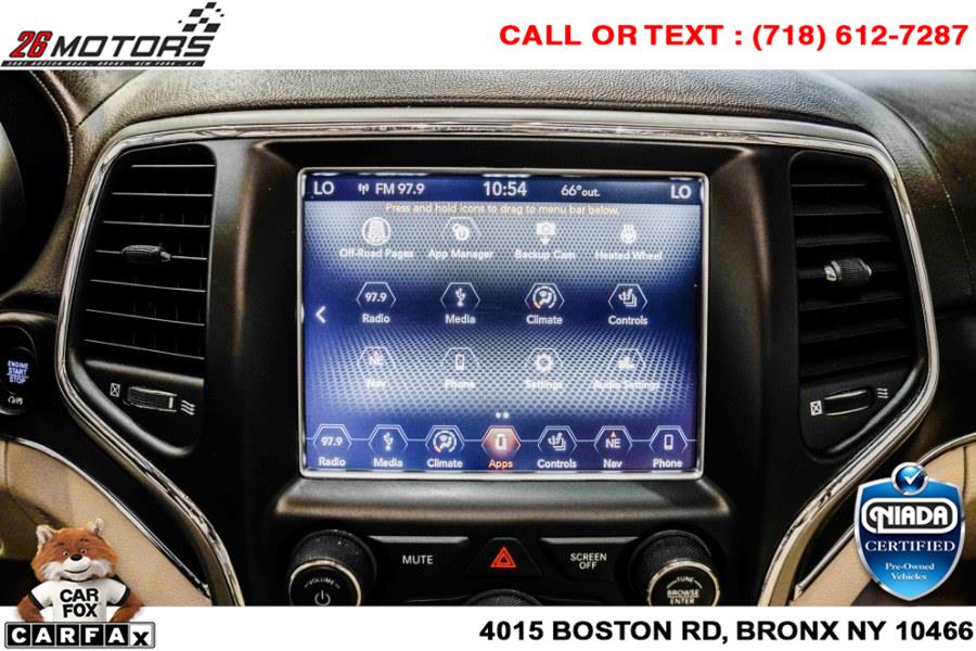 Used Jeep Grand Cherokee Overland 4x4 2018 | 26 Motors Corp. Bronx, New York Used Jeep Grand Cherokee Overland 4x4 2018 | 26 Motors Corp. Bronx, New York