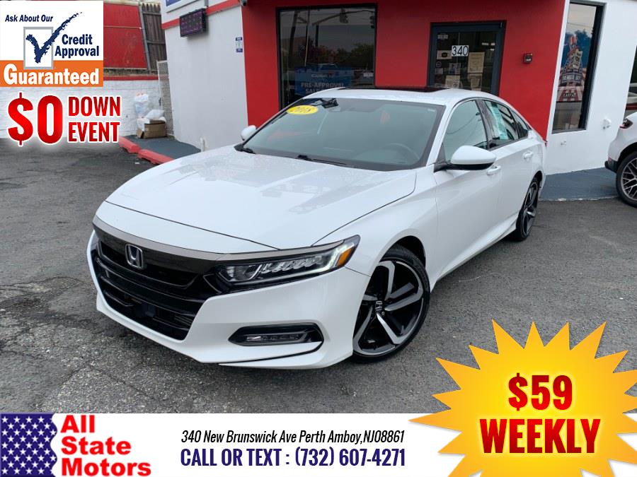 2018 Honda Accord Sedan Sport 2.0T Auto, available for sale in Perth Amboy, New Jersey | All State Motor Inc. Perth Amboy, New Jersey