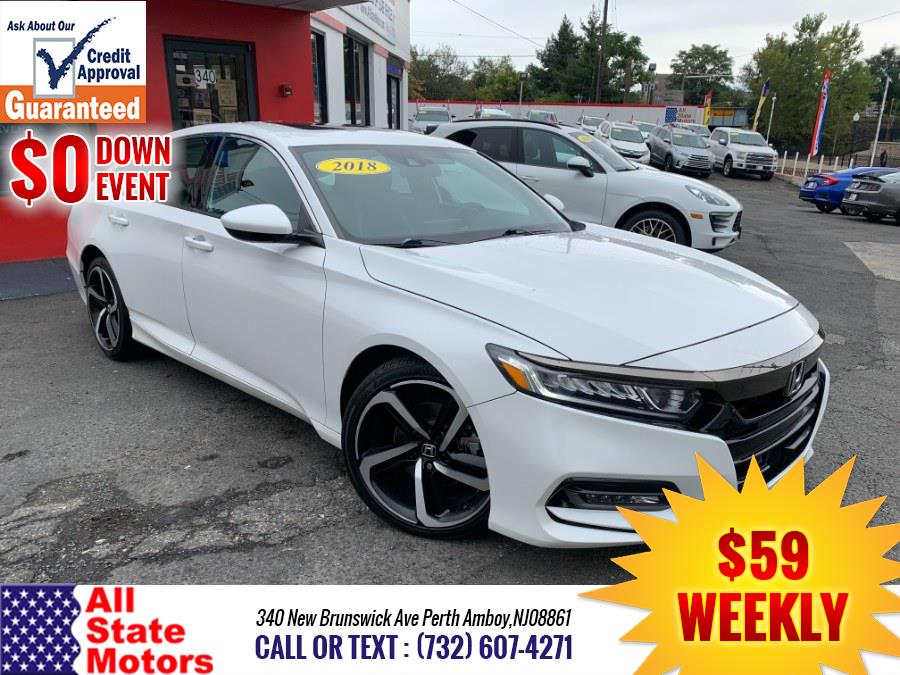 2018 Honda Accord Sedan Sport 2.0T Auto, available for sale in Perth Amboy, New Jersey | All State Motor Inc. Perth Amboy, New Jersey 2018 Honda Accord Sedan Sport 2.0T Auto, available for sale in Perth Amboy, New Jersey | All State Motor Inc. Perth Amboy, New Jersey