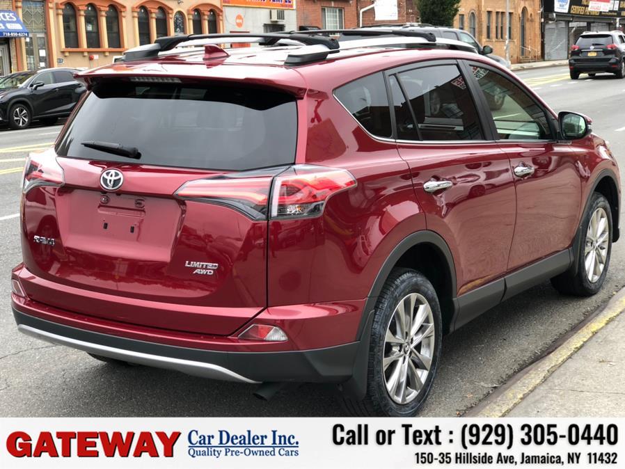 2018 Toyota RAV4 Limited AWD (Natl), available for sale in Jamaica, New York | Gateway Car Dealer Inc. Jamaica, New York 2018 Toyota RAV4 Limited AWD (Natl), available for sale in Jamaica, New York | Gateway Car Dealer Inc. Jamaica, New York