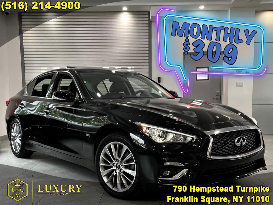 2018 INFINITI Q50 2.0t LUXE AWD, available for sale in Franklin Square, New York | Luxury Motor Club. Franklin Square, New York
