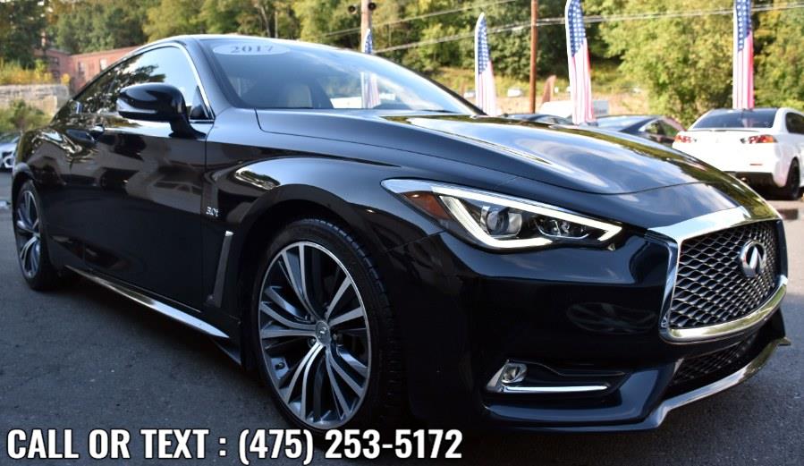 2017 INFINITI Q60 3.0t Premium AWD, available for sale in Waterbury, Connecticut | Highline Car Connection. Waterbury, Connecticut 2017 INFINITI Q60 3.0t Premium AWD, available for sale in Waterbury, Connecticut | Highline Car Connection. Waterbury, Connecticut
