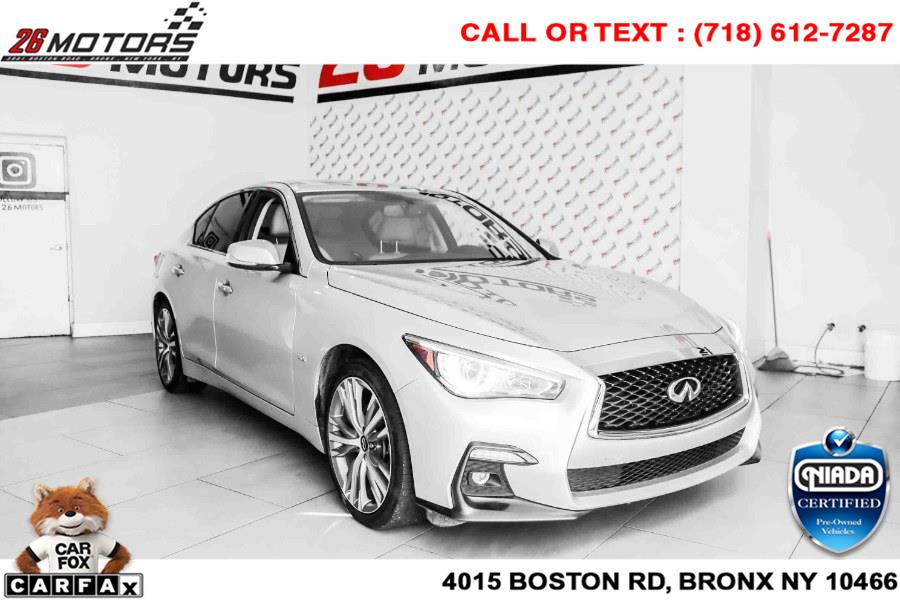Used INFINITI Q50 3.0t LUXE AWD 2018 | 26 Motors Corp. Bronx, New York Used INFINITI Q50 3.0t LUXE AWD 2018 | 26 Motors Corp. Bronx, New York