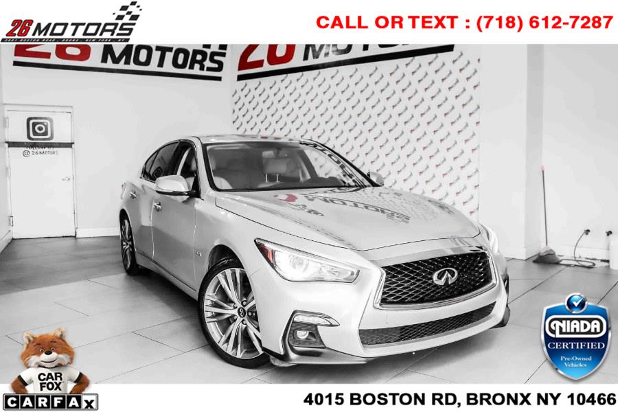 Used INFINITI Q50 3.0t LUXE AWD 2018 | 26 Motors Corp. Bronx, New York Used INFINITI Q50 3.0t LUXE AWD 2018 | 26 Motors Corp. Bronx, New York