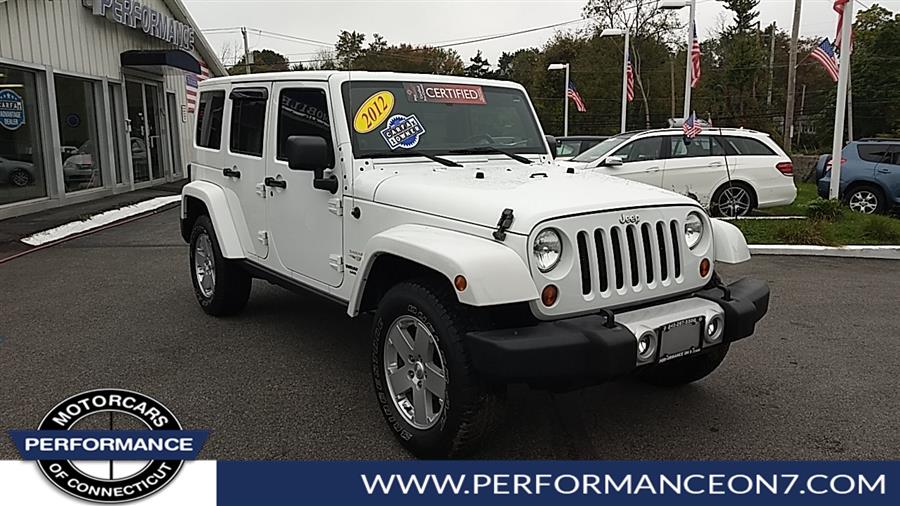 2012 Jeep Wrangler Unlimited 4WD 4dr Sahara, available for sale in Wilton, Connecticut | Performance Motor Cars Of Connecticut LLC. Wilton, Connecticut