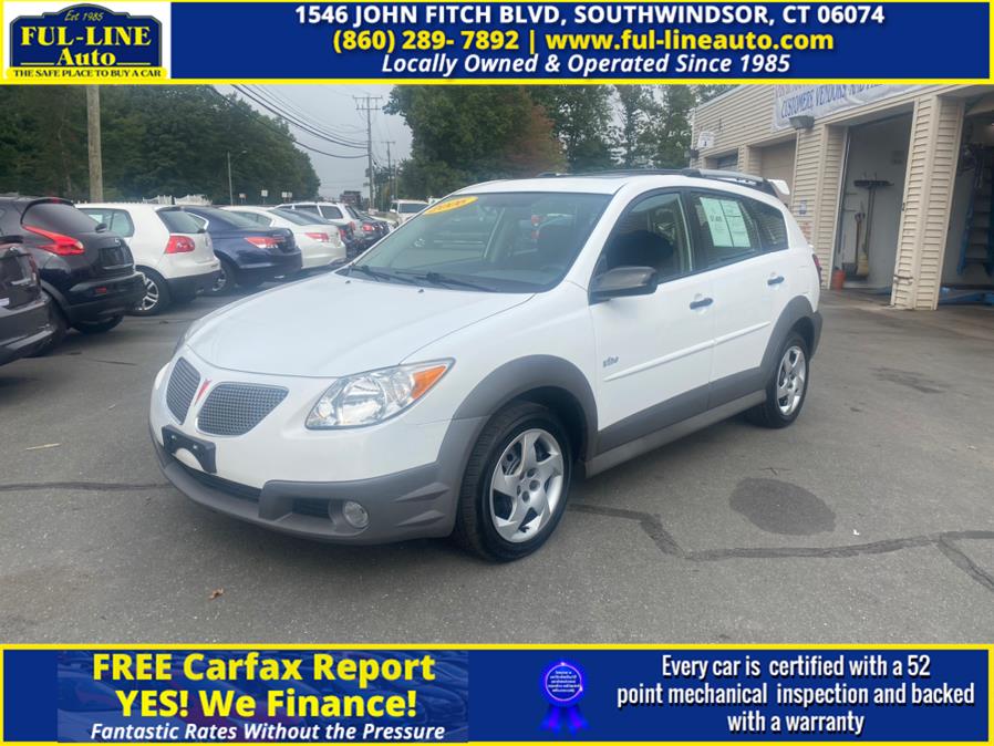 2006 Pontiac Vibe 4dr HB AWD, available for sale in South Windsor , Connecticut | Ful-line Auto LLC. South Windsor , Connecticut 2006 Pontiac Vibe 4dr HB AWD, available for sale in South Windsor , Connecticut | Ful-line Auto LLC. South Windsor , Connecticut