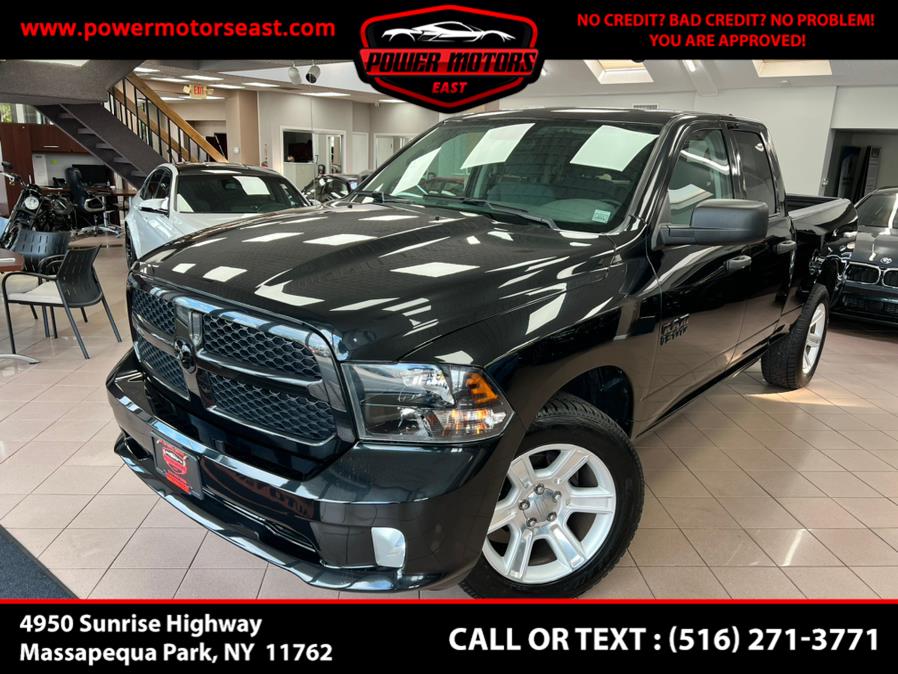 2018 Ram 1500 Express 4x4 Quad Cab 6''4" Box, available for sale in Massapequa Park, New York | Power Motors East. Massapequa Park, New York