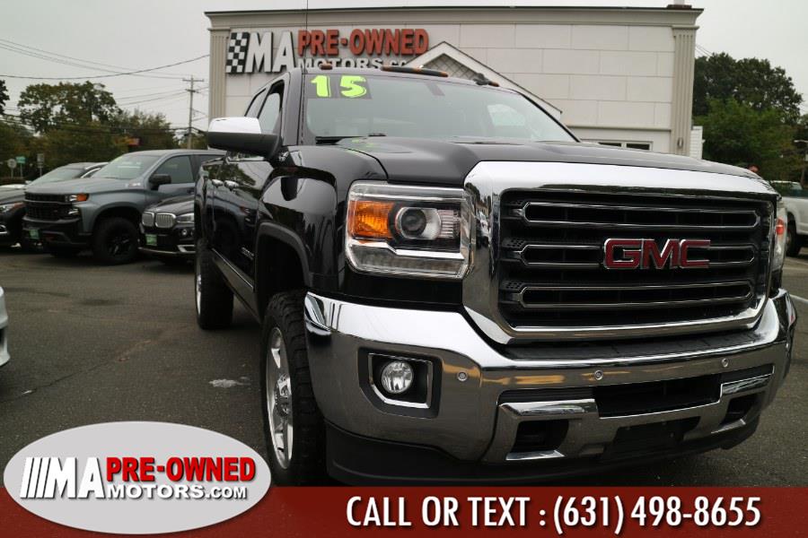 2015 GMC Sierra 2500HD 4WD Double Cab 144.2" SLT, available for sale in Huntington Station, New York | M & A Motors. Huntington Station, New York