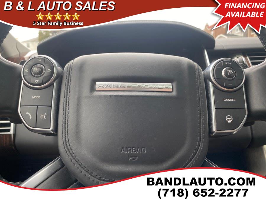 2016 Land Rover Range Rover 4WD 4dr Supercharged, available for sale in Bronx, New York | B & L Auto Sales LLC. Bronx, New York 2016 Land Rover Range Rover 4WD 4dr Supercharged, available for sale in Bronx, New York | B & L Auto Sales LLC. Bronx, New York
