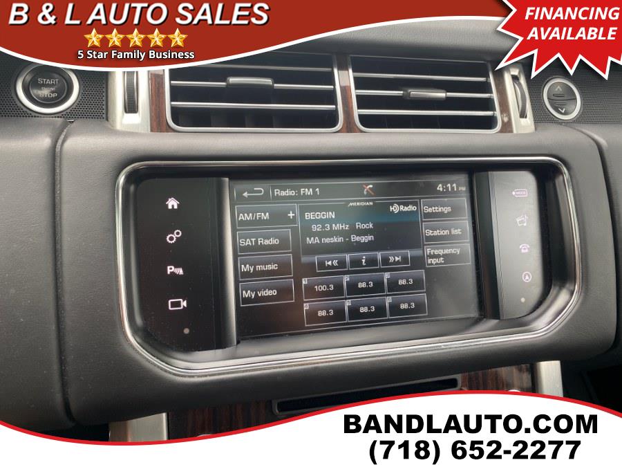2016 Land Rover Range Rover 4WD 4dr Supercharged, available for sale in Bronx, New York | B & L Auto Sales LLC. Bronx, New York 2016 Land Rover Range Rover 4WD 4dr Supercharged, available for sale in Bronx, New York | B & L Auto Sales LLC. Bronx, New York