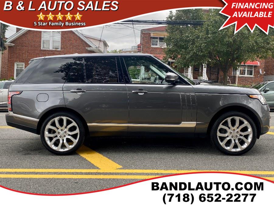 2016 Land Rover Range Rover 4WD 4dr Supercharged, available for sale in Bronx, New York | B & L Auto Sales LLC. Bronx, New York 2016 Land Rover Range Rover 4WD 4dr Supercharged, available for sale in Bronx, New York | B & L Auto Sales LLC. Bronx, New York