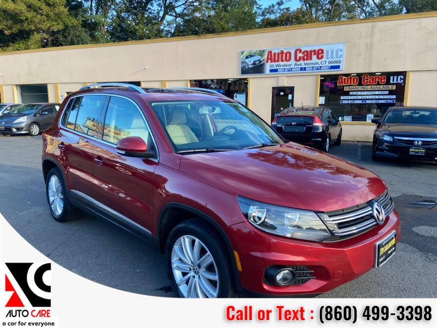 2012 Volkswagen Tiguan 4WD 4dr Auto SE w/Sunroof & Nav, available for sale in Vernon , Connecticut | Auto Care Motors. Vernon , Connecticut 2012 Volkswagen Tiguan 4WD 4dr Auto SE w/Sunroof & Nav, available for sale in Vernon , Connecticut | Auto Care Motors. Vernon , Connecticut