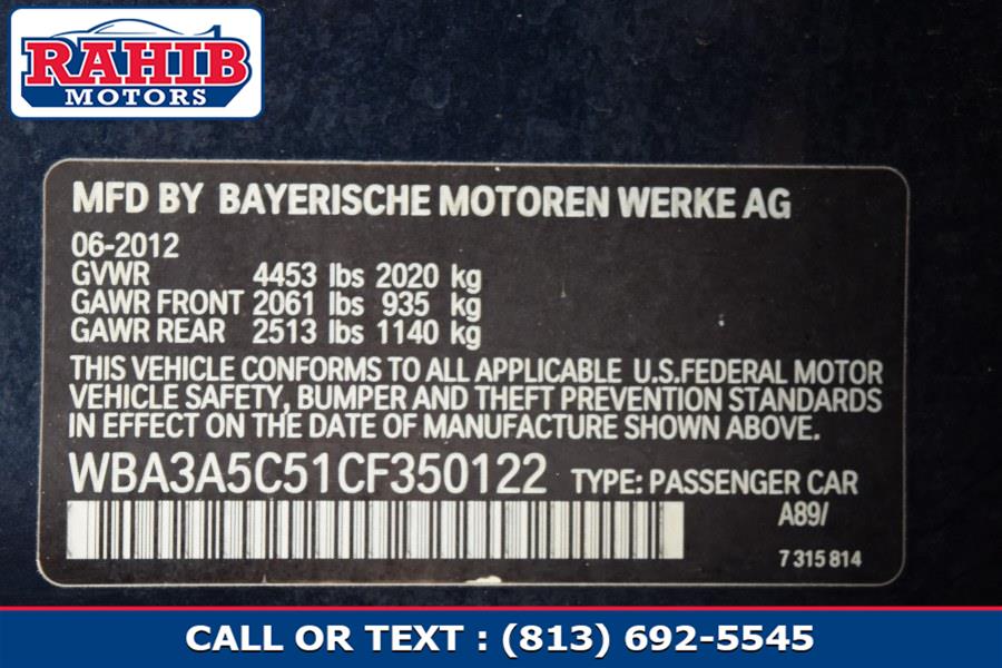 2012 BMW 3 Series 4dr Sdn 328i RWD, available for sale in Winter Park, Florida | Rahib Motors. Winter Park, Florida 2012 BMW 3 Series 4dr Sdn 328i RWD, available for sale in Winter Park, Florida | Rahib Motors. Winter Park, Florida