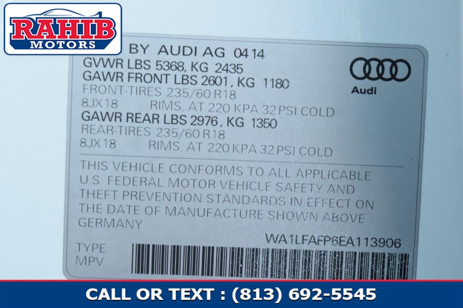 2014 Audi Q5 quattro 4dr 2.0T Premium Plus, available for sale in Winter Park, Florida | Rahib Motors. Winter Park, Florida 2014 Audi Q5 quattro 4dr 2.0T Premium Plus, available for sale in Winter Park, Florida | Rahib Motors. Winter Park, Florida