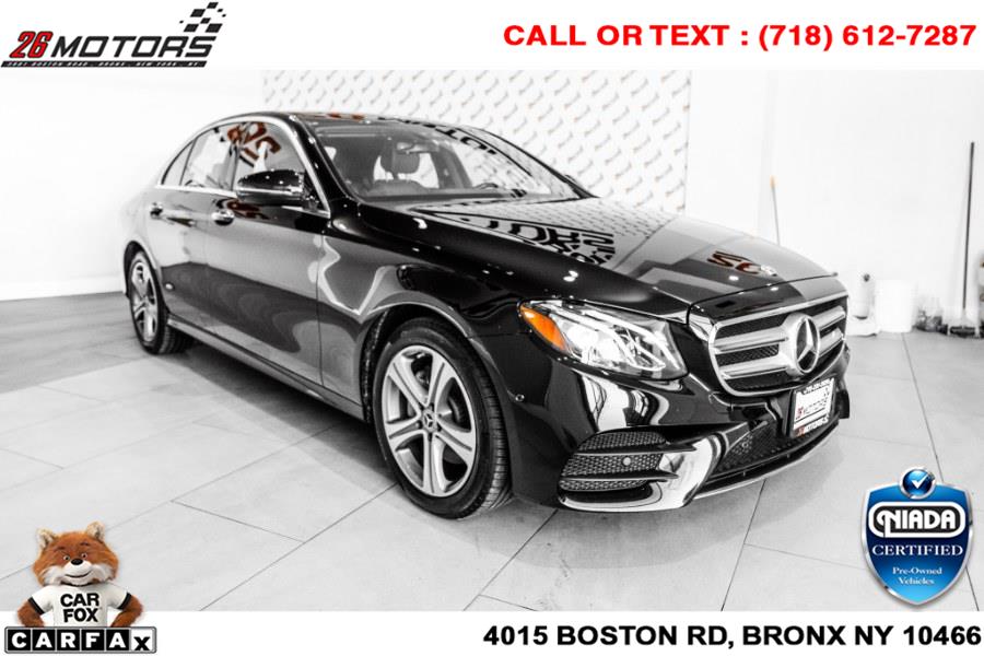 Used Mercedes-Benz E-Class E 300 4MATIC Sedan 2018 | 26 Motors Corp. Bronx, New York Used Mercedes-Benz E-Class E 300 4MATIC Sedan 2018 | 26 Motors Corp. Bronx, New York