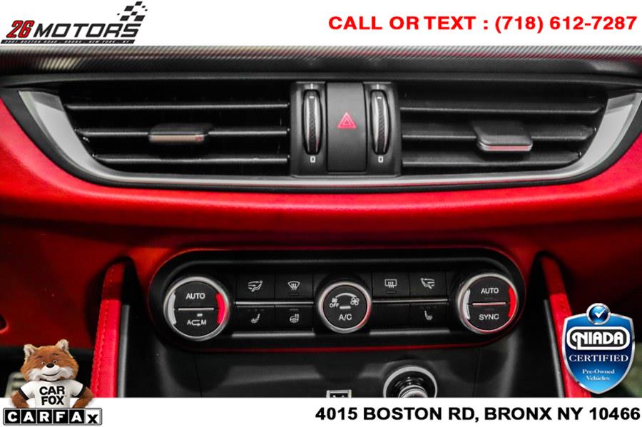 Used Alfa Romeo Stelvio Ti Sport AWD 2018 | 26 Motors Corp. Bronx, New York Used Alfa Romeo Stelvio Ti Sport AWD 2018 | 26 Motors Corp. Bronx, New York