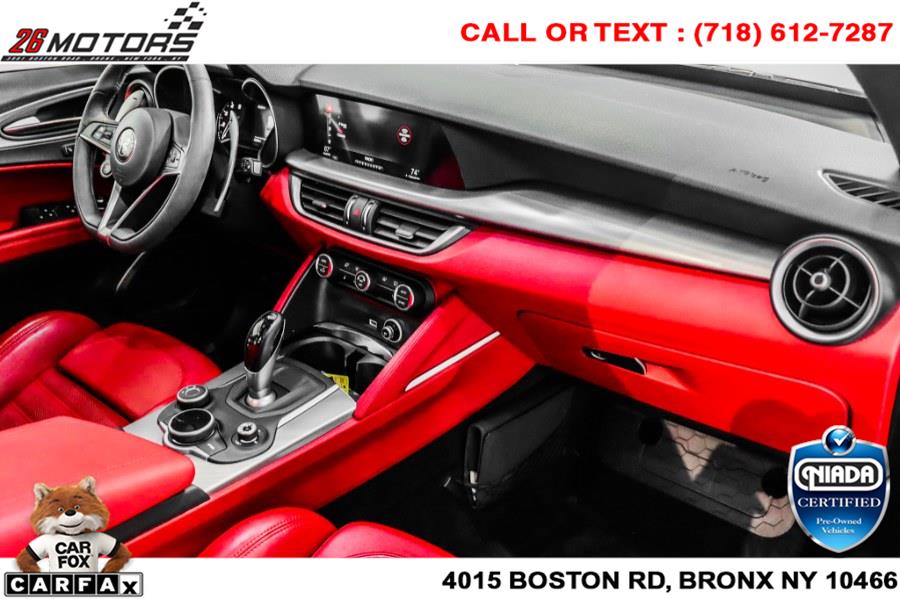 Used Alfa Romeo Stelvio Ti Sport AWD 2018 | 26 Motors Corp. Bronx, New York Used Alfa Romeo Stelvio Ti Sport AWD 2018 | 26 Motors Corp. Bronx, New York