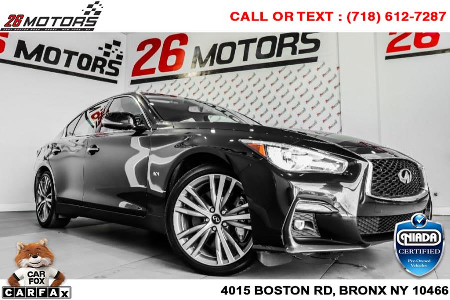 Used INFINITI Q50 3.0t LUXE AWD 2018 | 26 Motors Corp. Bronx, New York Used INFINITI Q50 3.0t LUXE AWD 2018 | 26 Motors Corp. Bronx, New York