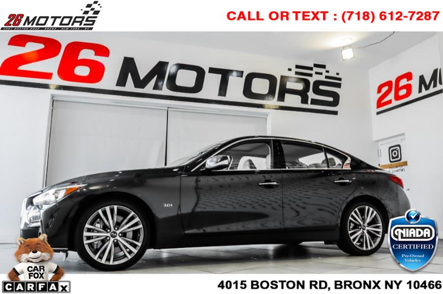 Used INFINITI Q50 3.0t LUXE AWD 2018 | 26 Motors Corp. Bronx, New York Used INFINITI Q50 3.0t LUXE AWD 2018 | 26 Motors Corp. Bronx, New York