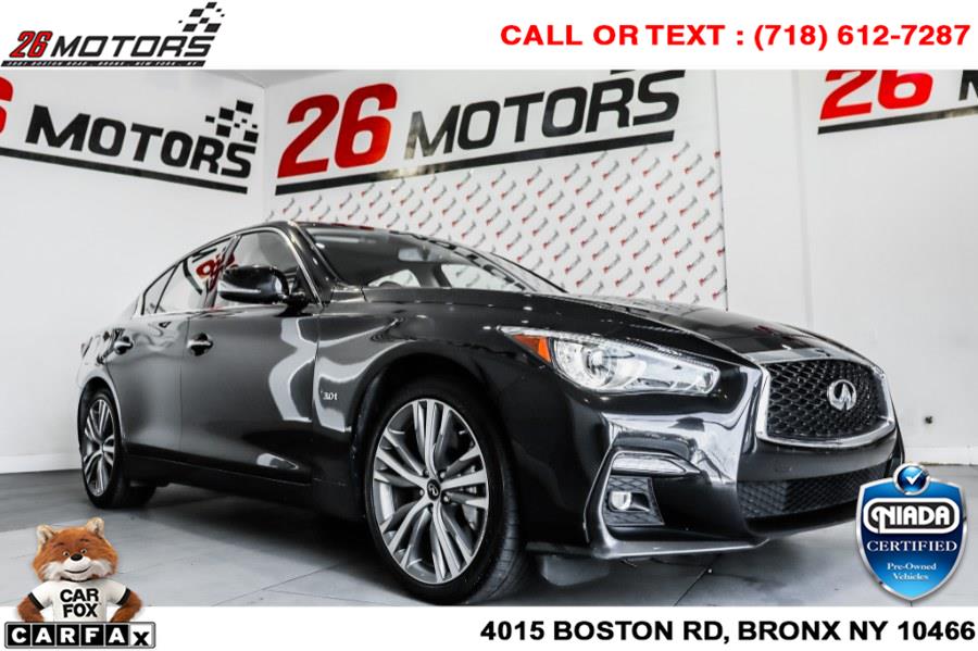 Used INFINITI Q50 3.0t LUXE AWD 2018 | 26 Motors Corp. Bronx, New York Used INFINITI Q50 3.0t LUXE AWD 2018 | 26 Motors Corp. Bronx, New York