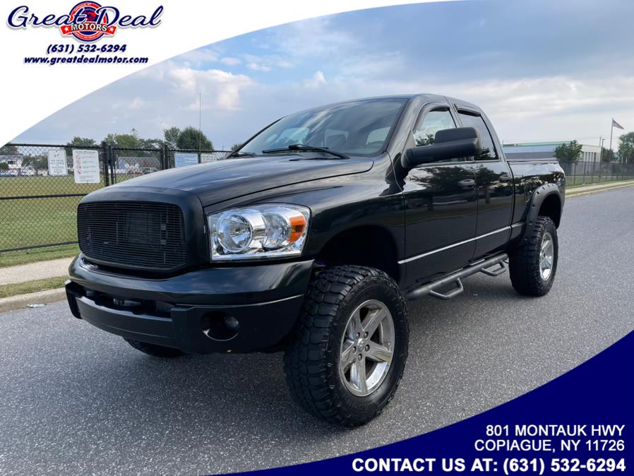 2008 Dodge Ram 1500 4WD Quad Cab 160.5" SLT, available for sale in Copiague, New York | Great Deal Motors. Copiague, New York