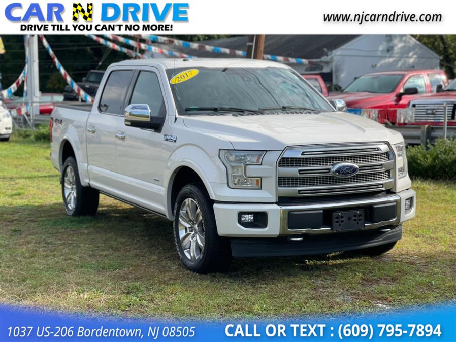 Used Ford F-150 Platinum SuperCrew 5.5-ft. Bed 4WD 2017 | Car N Drive. Bordentown, New Jersey Used Ford F-150 Platinum SuperCrew 5.5-ft. Bed 4WD 2017 | Car N Drive. Bordentown, New Jersey