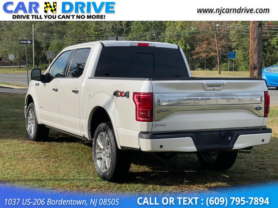 Used Ford F-150 Platinum SuperCrew 5.5-ft. Bed 4WD 2017 | Car N Drive. Bordentown, New Jersey Used Ford F-150 Platinum SuperCrew 5.5-ft. Bed 4WD 2017 | Car N Drive. Bordentown, New Jersey