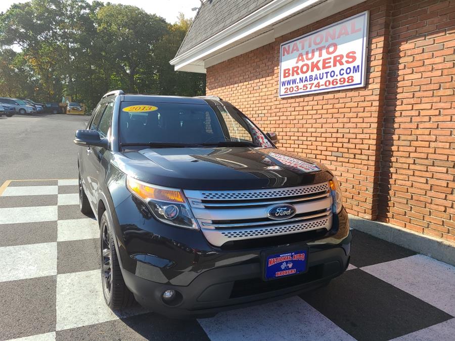 2013 Ford Explorer 4WD 4dr XLT, available for sale in Waterbury, Connecticut | National Auto Brokers, Inc.. Waterbury, Connecticut