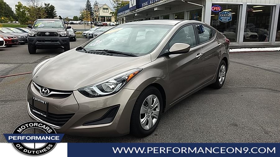 2016 Hyundai Elantra 4dr Sdn Auto SE (Alabama Plant), available for sale in Wappingers Falls, New York | Performance Motor Cars. Wappingers Falls, New York 2016 Hyundai Elantra 4dr Sdn Auto SE (Alabama Plant), available for sale in Wappingers Falls, New York | Performance Motor Cars. Wappingers Falls, New York