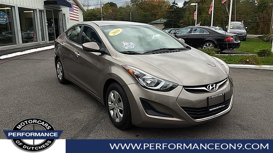 2016 Hyundai Elantra 4dr Sdn Auto SE (Alabama Plant), available for sale in Wappingers Falls, New York | Performance Motor Cars. Wappingers Falls, New York