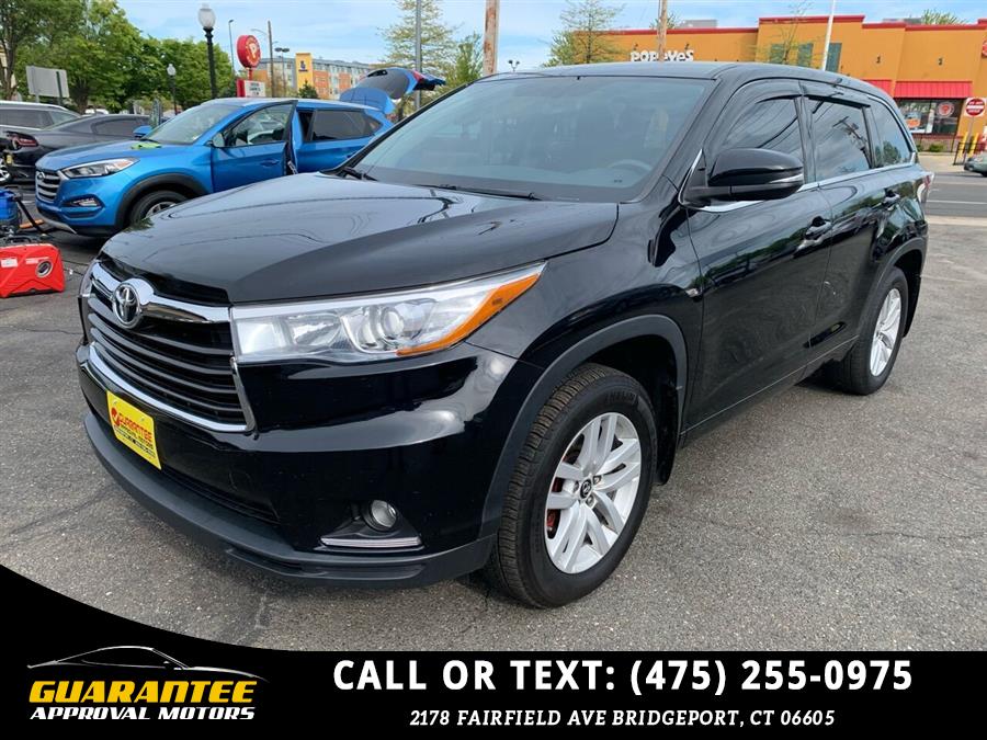 2016 Toyota Highlander LE AWD 4dr SUV, available for sale in Bridgeport, Connecticut | Guarantee Approval Motors. Bridgeport, Connecticut 2016 Toyota Highlander LE AWD 4dr SUV, available for sale in Bridgeport, Connecticut | Guarantee Approval Motors. Bridgeport, Connecticut