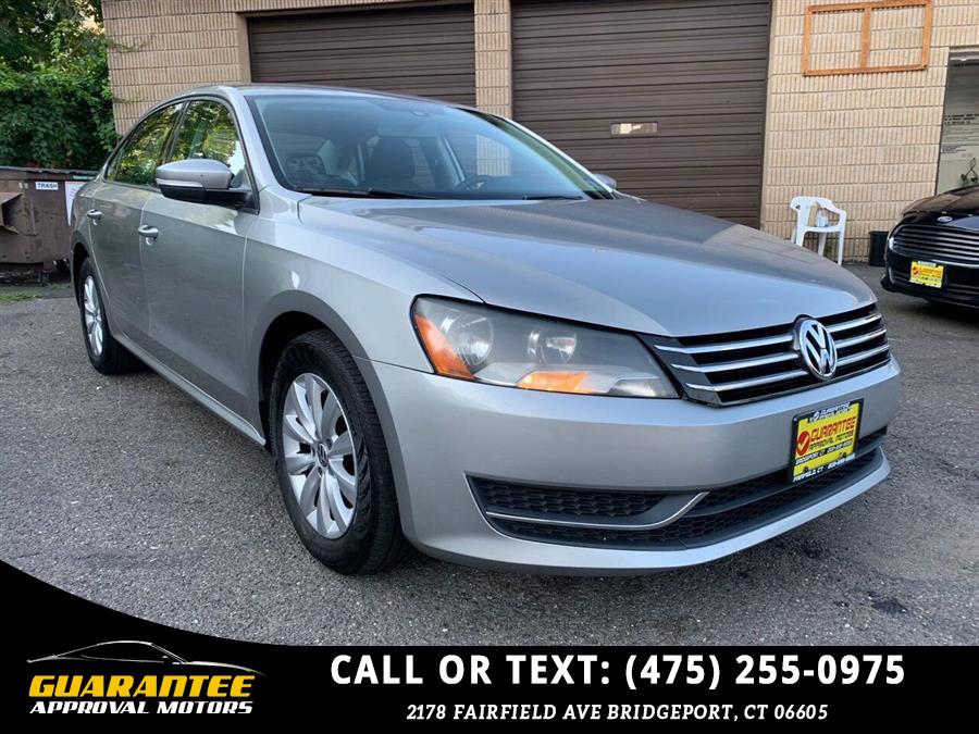 2013 Volkswagen Passat S PZEV 4dr Sedan 6A, available for sale in Bridgeport, Connecticut | Guarantee Approval Motors. Bridgeport, Connecticut 2013 Volkswagen Passat S PZEV 4dr Sedan 6A, available for sale in Bridgeport, Connecticut | Guarantee Approval Motors. Bridgeport, Connecticut