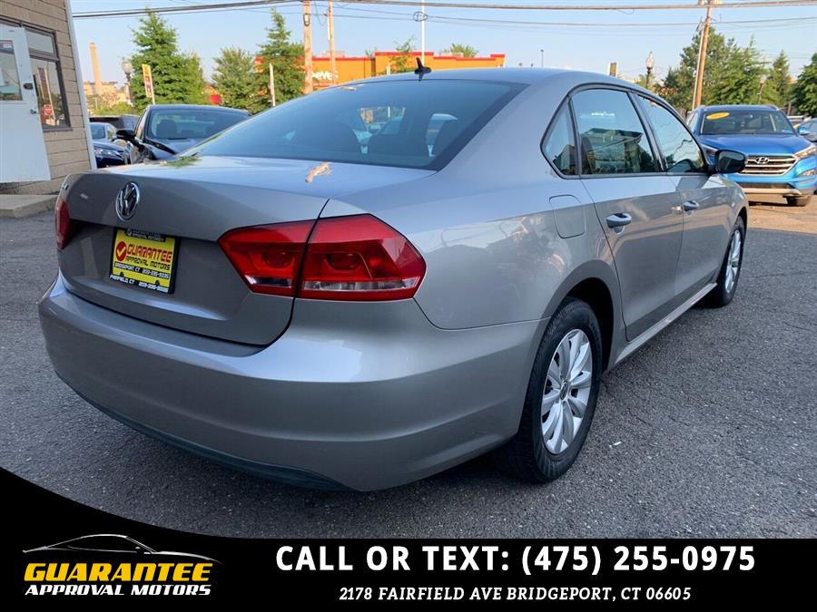 2013 Volkswagen Passat S PZEV 4dr Sedan 6A, available for sale in Bridgeport, Connecticut | Guarantee Approval Motors. Bridgeport, Connecticut 2013 Volkswagen Passat S PZEV 4dr Sedan 6A, available for sale in Bridgeport, Connecticut | Guarantee Approval Motors. Bridgeport, Connecticut