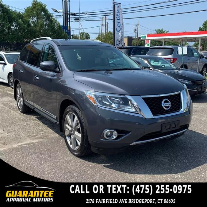 Used Nissan Pathfinder Platinum 4x4 4dr SUV 2014 | Guarantee Approval Motors. Bridgeport, Connecticut Used Nissan Pathfinder Platinum 4x4 4dr SUV 2014 | Guarantee Approval Motors. Bridgeport, Connecticut