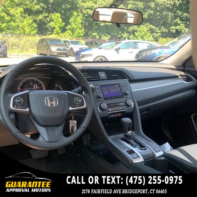 Used Honda Civic LX 4dr Sedan CVT 2018 | Guarantee Approval Motors. Bridgeport, Connecticut Used Honda Civic LX 4dr Sedan CVT 2018 | Guarantee Approval Motors. Bridgeport, Connecticut