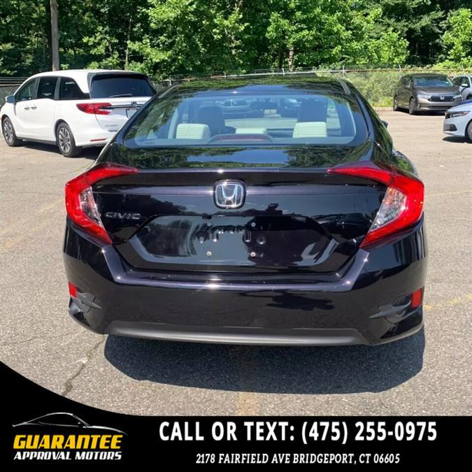 Used Honda Civic LX 4dr Sedan CVT 2018 | Guarantee Approval Motors. Bridgeport, Connecticut Used Honda Civic LX 4dr Sedan CVT 2018 | Guarantee Approval Motors. Bridgeport, Connecticut