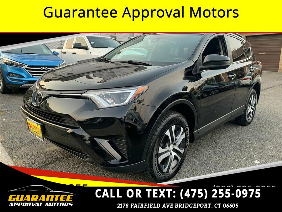2017 Toyota Rav4 LE AWD 4dr SUV, available for sale in Bridgeport, Connecticut | Guarantee Approval Motors. Bridgeport, Connecticut