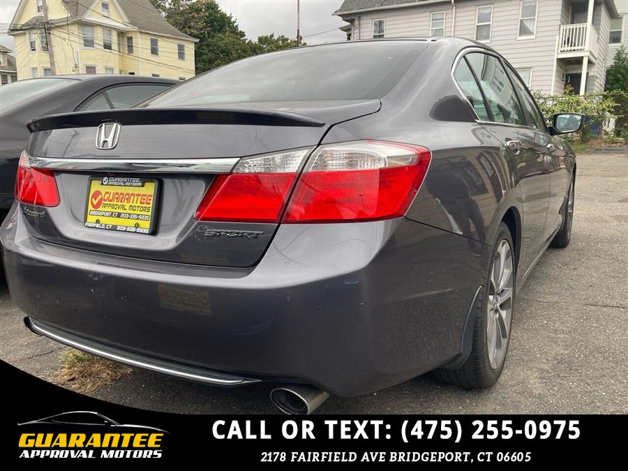 2013 Honda Accord Sport 4dr Sedan 6M, available for sale in Bridgeport, Connecticut | Guarantee Approval Motors. Bridgeport, Connecticut 2013 Honda Accord Sport 4dr Sedan 6M, available for sale in Bridgeport, Connecticut | Guarantee Approval Motors. Bridgeport, Connecticut