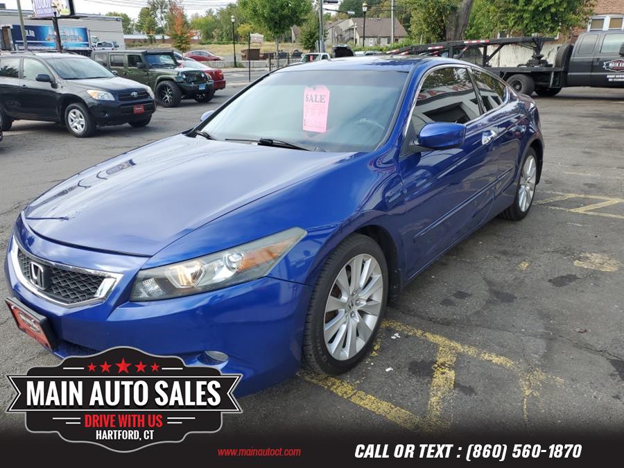 Used Honda Accord Cpe 2dr V6 Auto EX-L w/Navi 2009 | Main Auto Sales LLC. Hartford, Connecticut Used Honda Accord Cpe 2dr V6 Auto EX-L w/Navi 2009 | Main Auto Sales LLC. Hartford, Connecticut