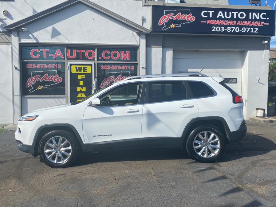 2015 Jeep Cherokee 4WD 4dr Limited, available for sale in Bridgeport, Connecticut | CT Auto. Bridgeport, Connecticut