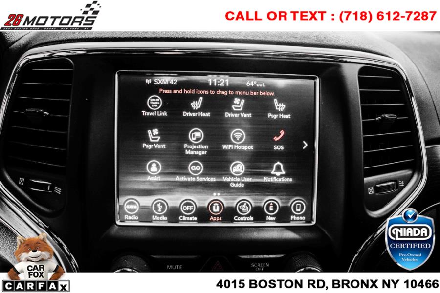 Used Jeep Grand Cherokee High Altitude 4x4 *Ltd Avail* 2018 | 26 Motors Corp. Bronx, New York Used Jeep Grand Cherokee High Altitude 4x4 *Ltd Avail* 2018 | 26 Motors Corp. Bronx, New York