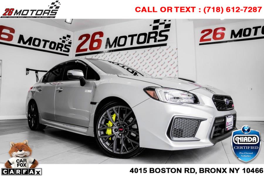 Used Subaru WRX STI Limited Manual w/Lip Spoiler 2019 | 26 Motors Corp. Bronx, New York Used Subaru WRX STI Limited Manual w/Lip Spoiler 2019 | 26 Motors Corp. Bronx, New York