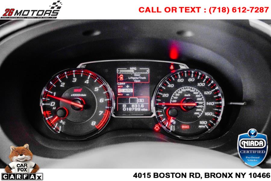 Used Subaru WRX STI Limited Manual w/Lip Spoiler 2019 | 26 Motors Corp. Bronx, New York Used Subaru WRX STI Limited Manual w/Lip Spoiler 2019 | 26 Motors Corp. Bronx, New York